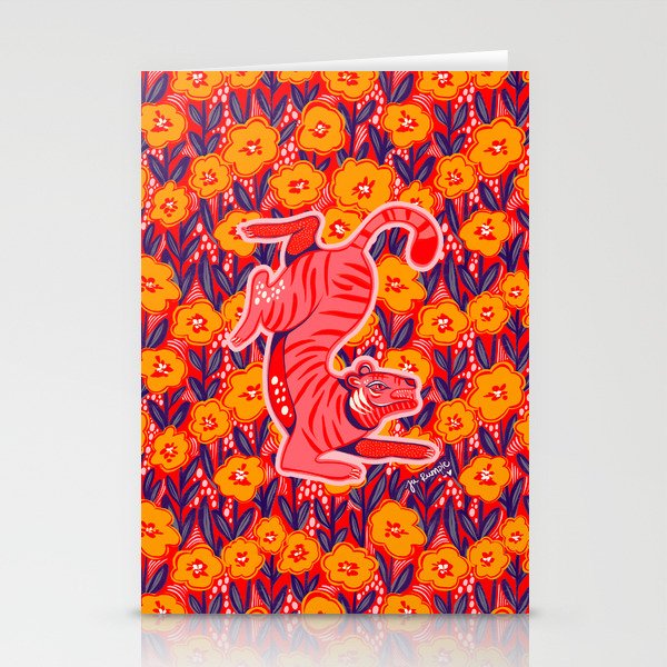 Golden Tiger Stationery Card Gallery Image 1