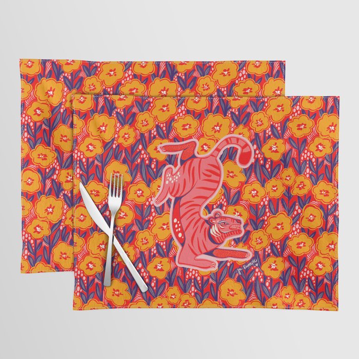 Golden Tiger Placemat Gallery Image 1