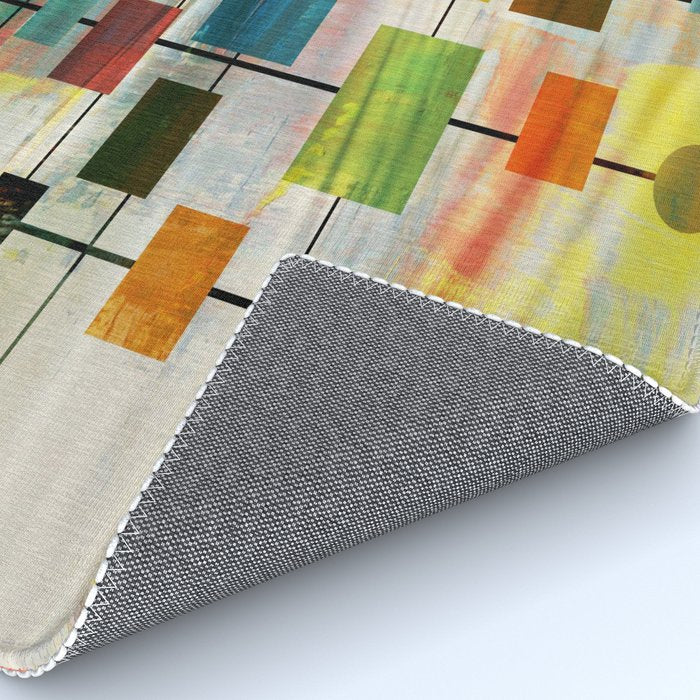 Mid-Century Modern Art 1.3 -  Graffiti Style Rug Gallery Image 4