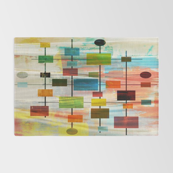Mid-Century Modern Art 1.3 -  Graffiti Style Rug Gallery Image 2