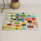 Mid-Century Modern Art 1.3 -  Graffiti Style Rug Gallery Image 1
