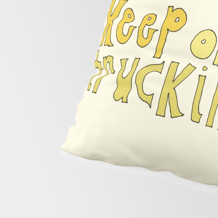 keep on truckin surfy snail // retro surf art by surfy birdy Pillow Sham Gallery Image 4