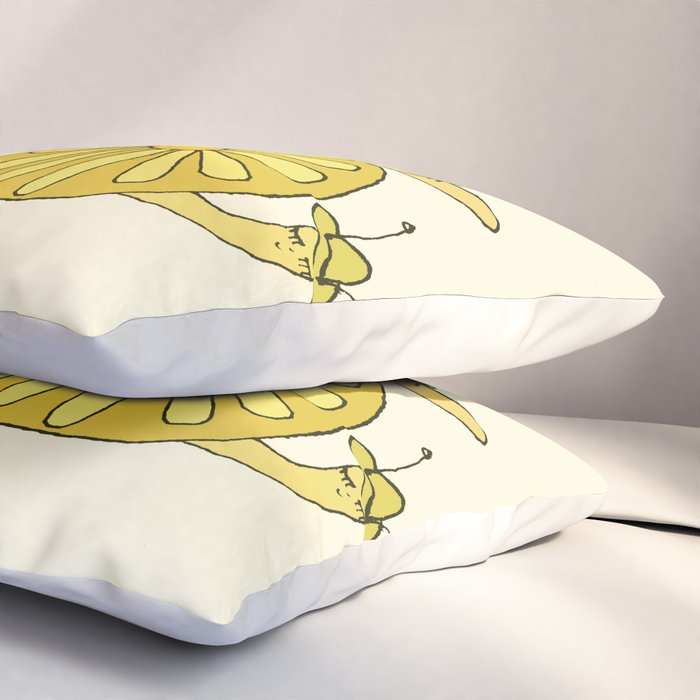 keep on truckin surfy snail // retro surf art by surfy birdy Pillow Sham Gallery Image 3