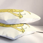 keep on truckin surfy snail // retro surf art by surfy birdy Pillow Sham Gallery Image 3