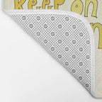keep on truckin surfy snail // retro surf art by surfy birdy Bath Mat Gallery Image 2