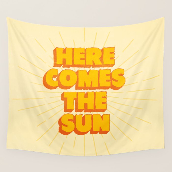 Here Comes The Sun | Sunburst Edition Wall Tapestry Gallery Image 1