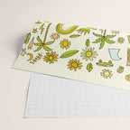 doodle daydreams sunshine and good vibes // retro art by surfy birdy Wrapping Paper Gallery Image 2