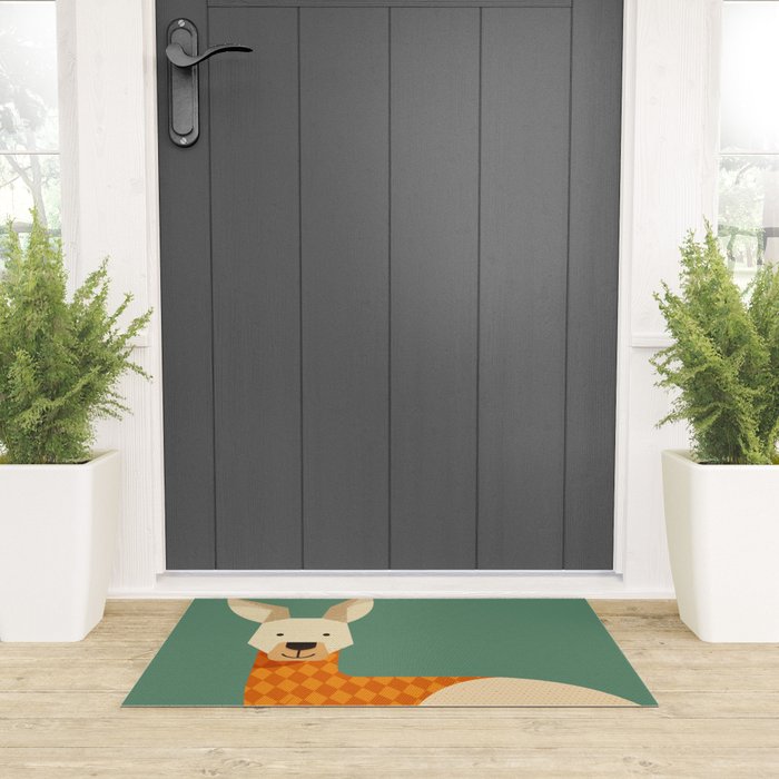 Hello Kangaroo Welcome Mat Gallery Image 3