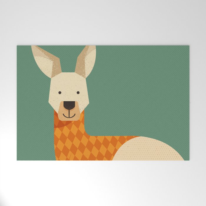 Hello Kangaroo Welcome Mat Gallery Image 1