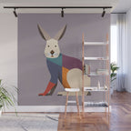 European Hare Wall Mural Gallery Image 1