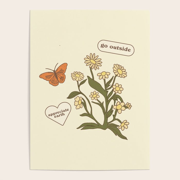 Go Outside and Appreciate Earth Poster Gallery Image 1