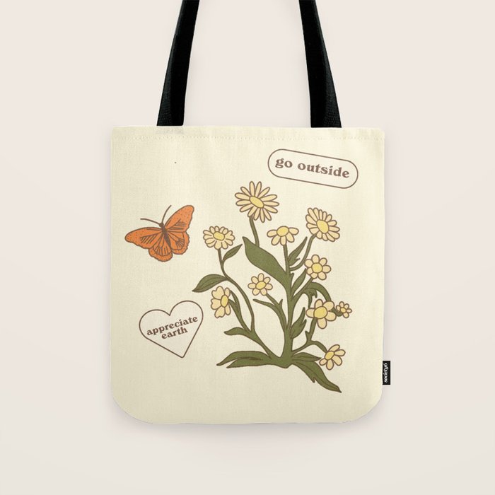 Go Outside and Appreciate Earth Tote Bag Gallery Image 1