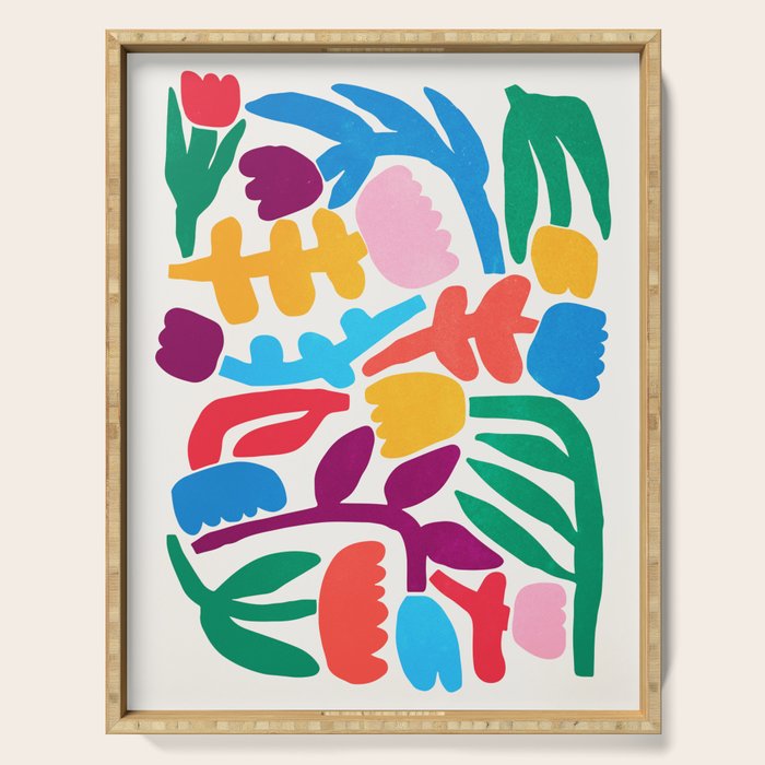 Paper Flowers: Matisse Edition Serving Tray Gallery Image 1