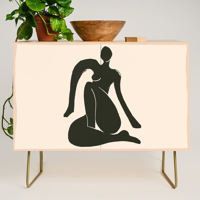Abstract Art Female Figure 31 Credenza Gallery Image 1