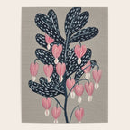Bleeding Heart Flower Drawing Poster Gallery Image 4