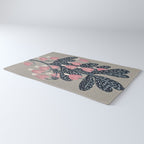Bleeding Heart Flower Drawing Rug Gallery Image 3