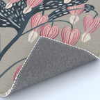 Bleeding Heart Flower Drawing Rug Gallery Image 4