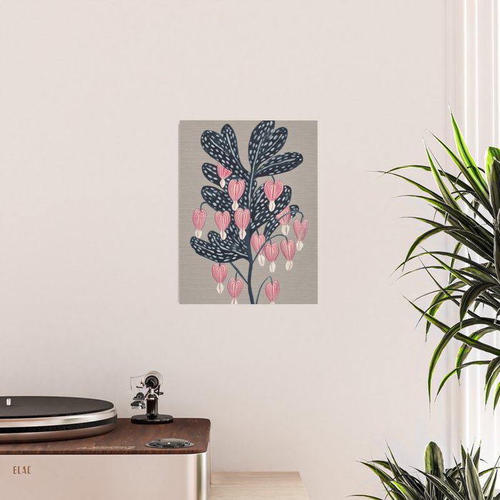 Bleeding Heart Flower Drawing Poster Gallery Image 2