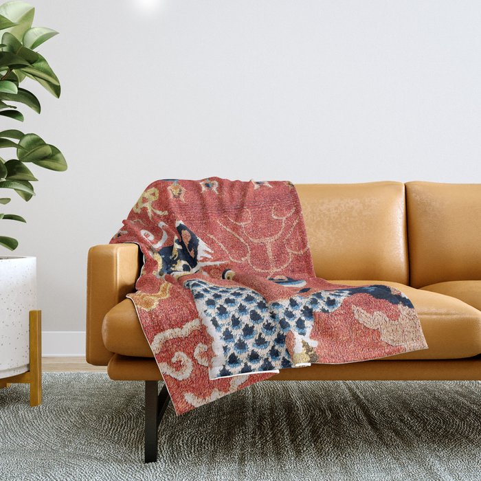 Ningxia West China Pillar Rug Throw Blanket Gallery Image 1