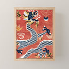 Ningxia West China Pillar Rug Mini Art Print Gallery Image 1