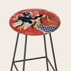 Ningxia West China Pillar Rug Stool Gallery Image 2