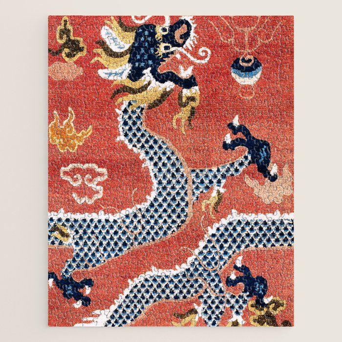 Ningxia West China Pillar Rug Jigsaw Puzzle Gallery Image 1