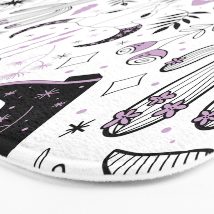 Wild West Cowboy Cowgirl Horse Ranch Pattern #cowboypattern Bath Mat Gallery Image 3