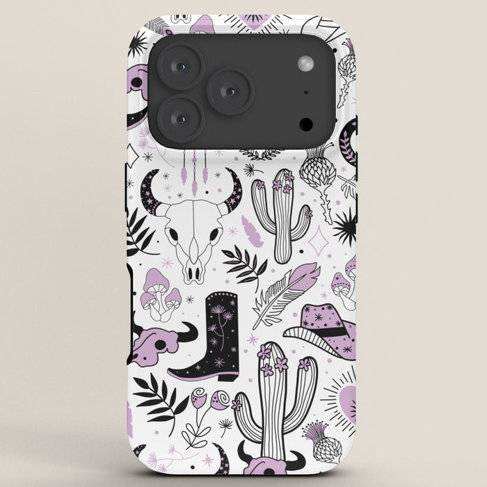 Wild West Cowboy Cowgirl Horse Ranch Pattern #cowboypattern iPhone Case Gallery Image 7
