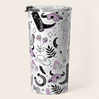 Wild West Cowboy Cowgirl Horse Ranch Pattern #cowboypattern Travel Mug Gallery Image 3