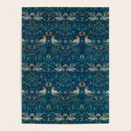 William Morris Blue Birds Vintage Pattern Poster Gallery Image 4