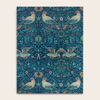 William Morris Blue Birds Vintage Pattern Notebook Gallery Image 4