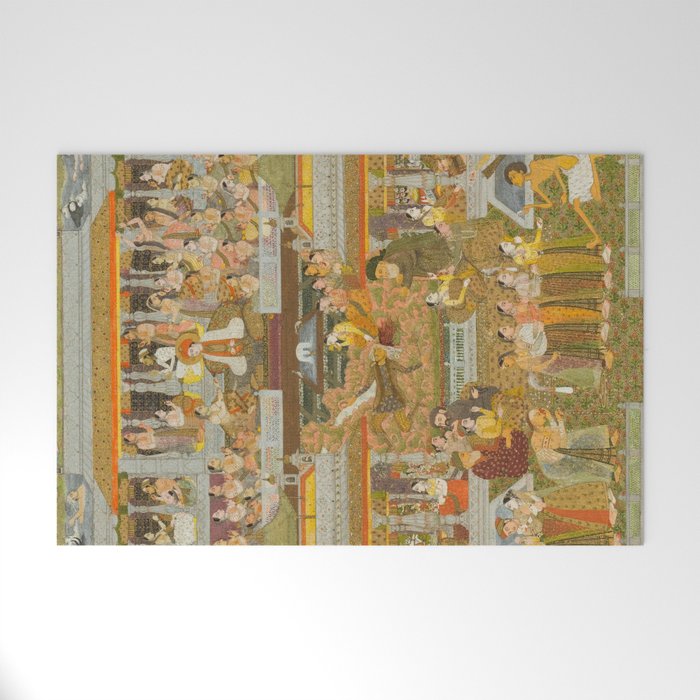 Lovers and beloveds: A composite of scenes from Persian, Urdu, and Sanskrit literature Welcome Mat Gallery Image 1