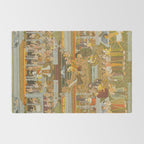 Lovers and beloveds: A composite of scenes from Persian, Urdu, and Sanskrit literature Rug Gallery Image 2