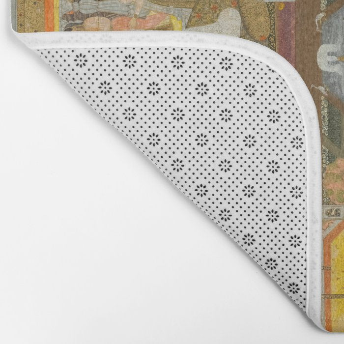 Lovers and beloveds: A composite of scenes from Persian, Urdu, and Sanskrit literature Bath Mat Gallery Image 2