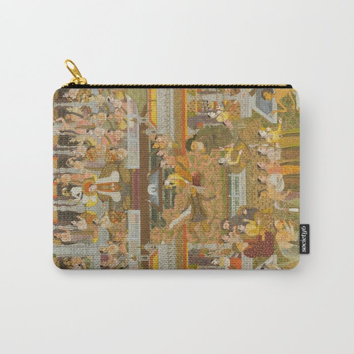 Lovers and beloveds: A composite of scenes from Persian, Urdu, and Sanskrit literature Carry All Pouch Gallery Image 1