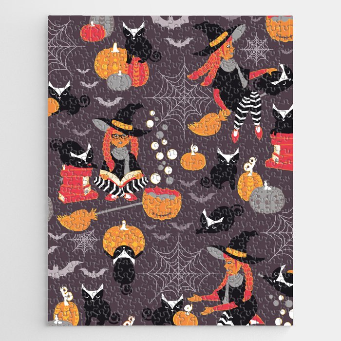 Enchanted Vintage Halloween Spell Jigsaw Puzzle Gallery Image 1