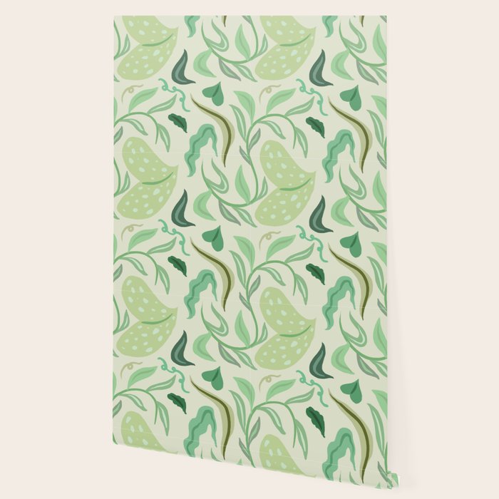 Playful Greens Wallpaper Gallery Image 2