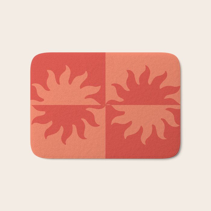 Burning Sun Bath Mat Gallery Image 1