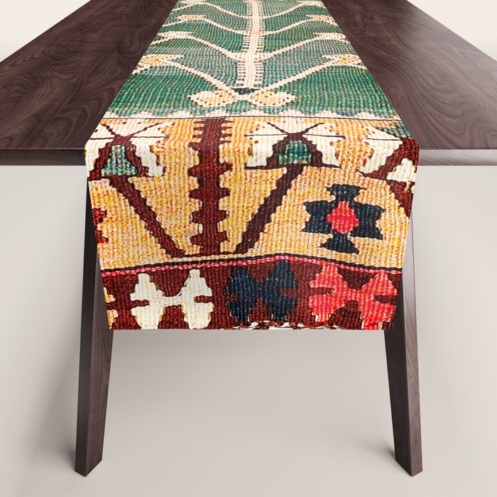 Saf GüMüShane Northeast Anatolian Kilim Print Table Runner Gallery Image 1