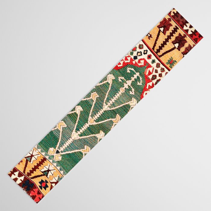 Saf Gümüshane Northeast Anatolian Kilim Print Table Runner Gallery Image 3