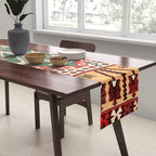 Saf Gümüshane Northeast Anatolian Kilim Print Table Runner Gallery Image 2