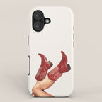 These Boots - Rouge Deep Red iPhone Case Gallery Image 1