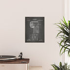 Toilet Paper Patent - Bathroom Art - Black Chalkboard Poster Gallery Image 2