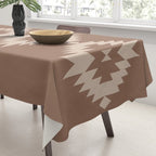 Southwestern Minimalism XXV - Coffee Creme Tablecloth Gallery Image 3