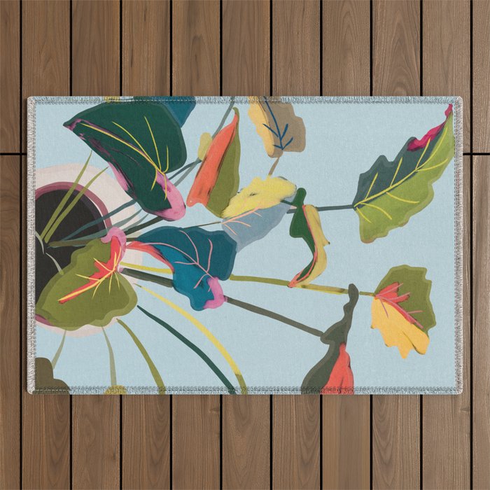 House Plant 8 Outdoor Rug Gallery Image 1