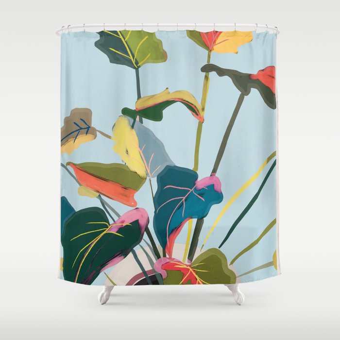 House Plant 8 Shower Curtain Gallery Image 1