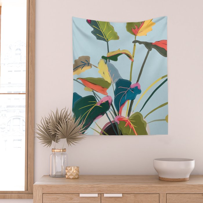 House Plant 8 Wall Tapestry Gallery Image 2
