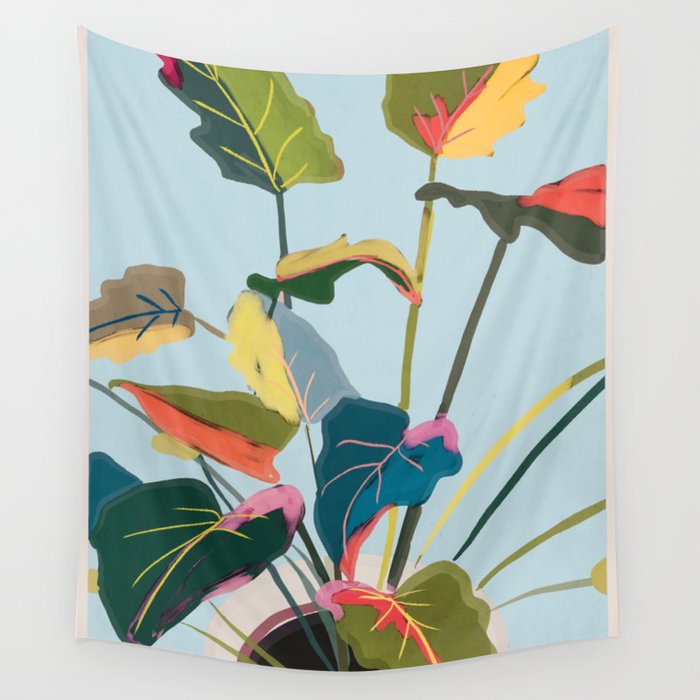 House Plant 8 Wall Tapestry Gallery Image 1
