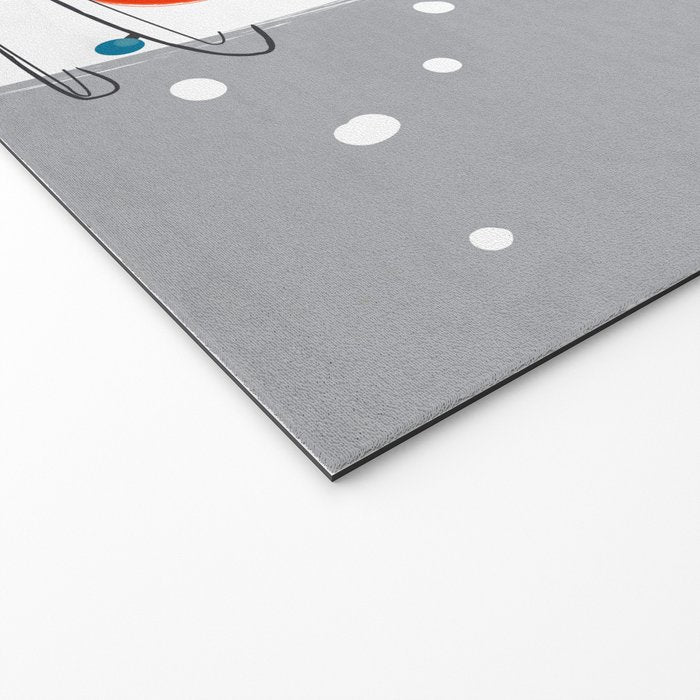 Christmas Polar Bear Welcome Mat Gallery Image 2
