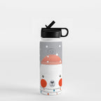 Christmas Polar Bear Water Bottle Gallery Image 1